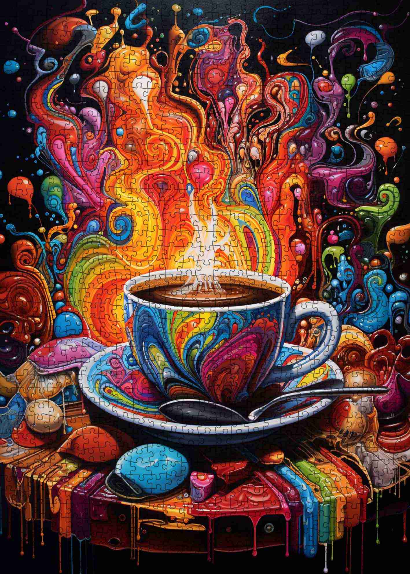 tucocoo-psychedelic-coffee-dream-puzzle-1000-teile-kaffee image 2