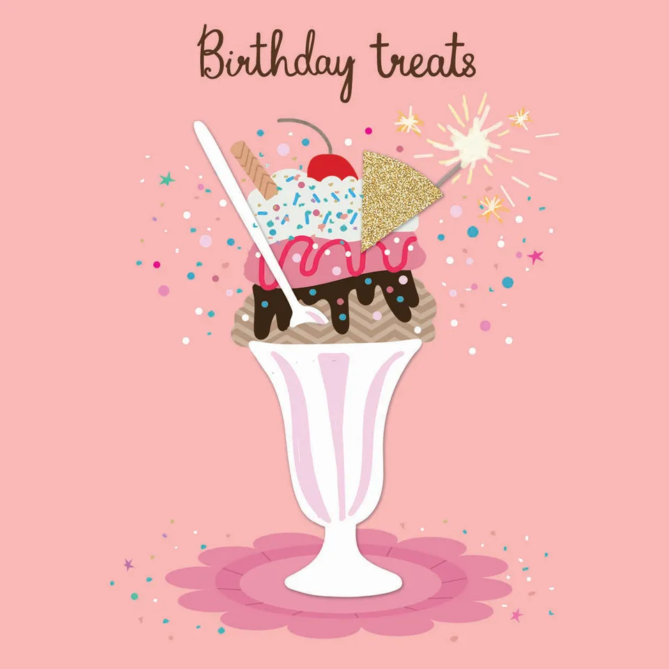 otter-house-superstar-sundae-grusskarte-modern image 1