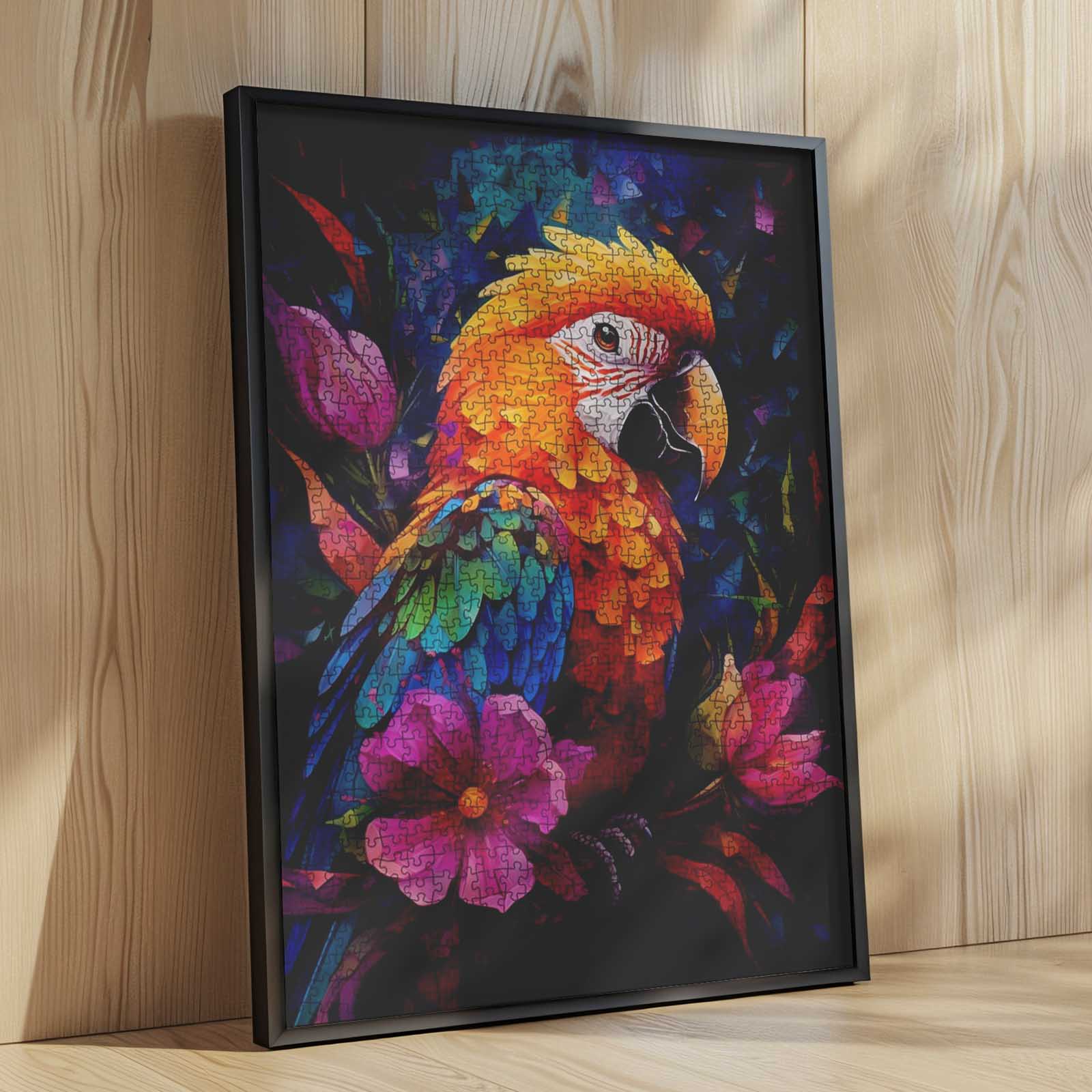 tucocoo-jigsaw-puzzles-colorful-parrot-puzzle-1000-teile-papagei image 4