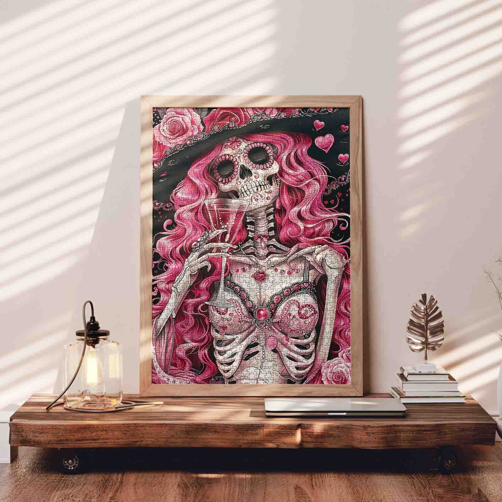 tucocoo-gothic-skeleton-evening-gown-puzzle-1000t image 3