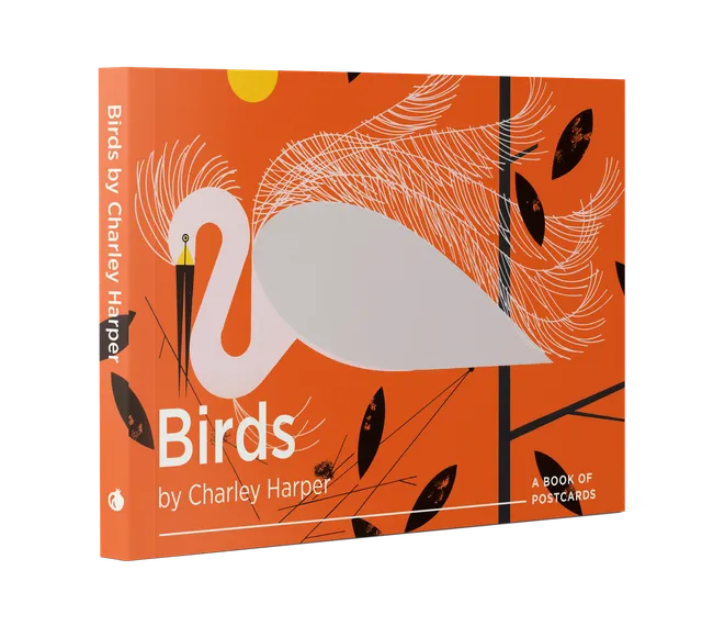 pomegranate-charley-harper-birds-postkartenbuch-30-v-gel image 1