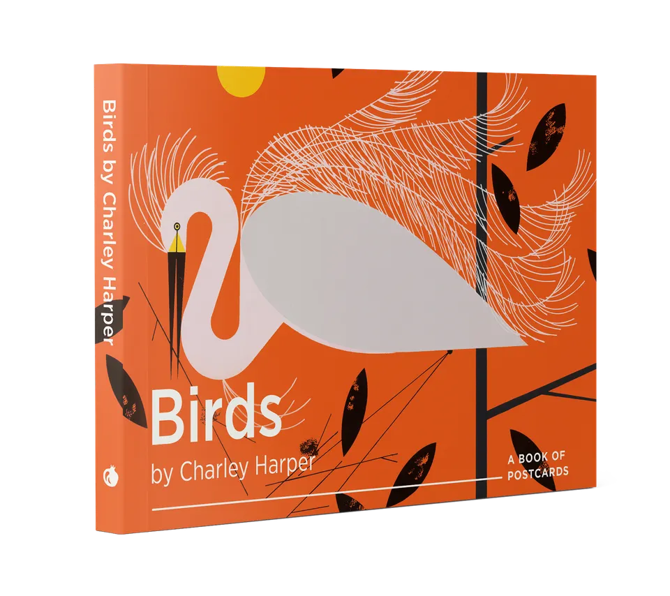 pomegranate-charley-harper-birds-postkartenbuch-30-v-gel image 1