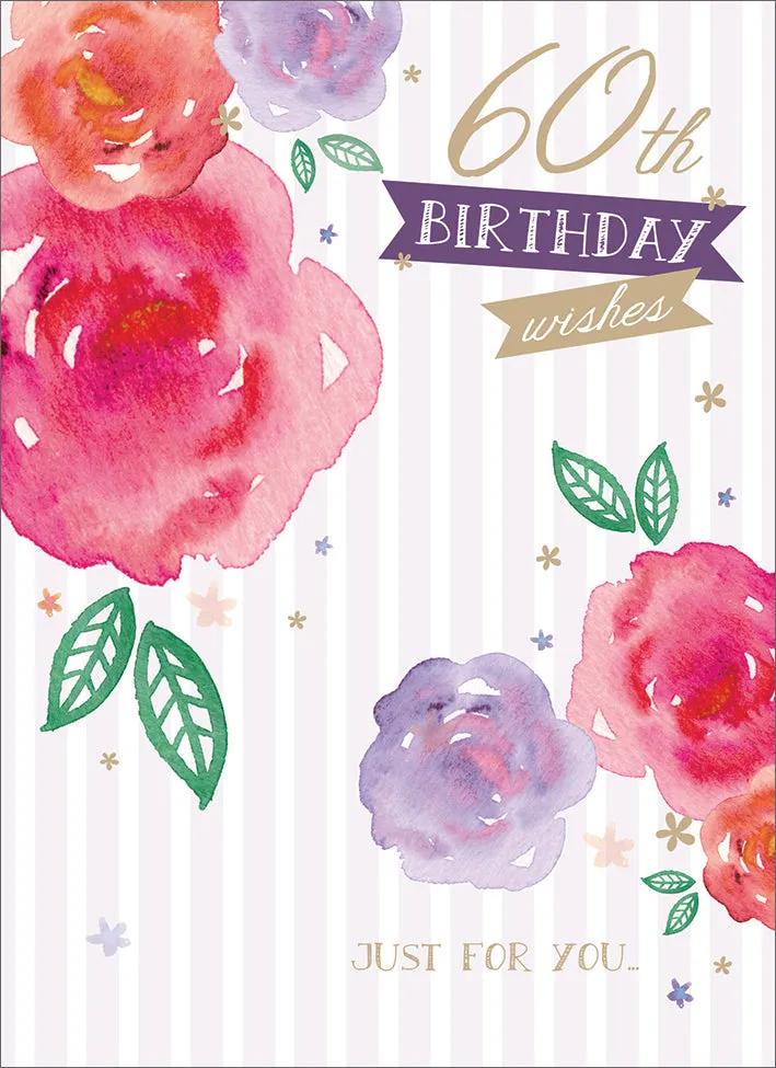 otter-house-age-to-celebrate-60-gru-karte-geburtstag-rosen image 1