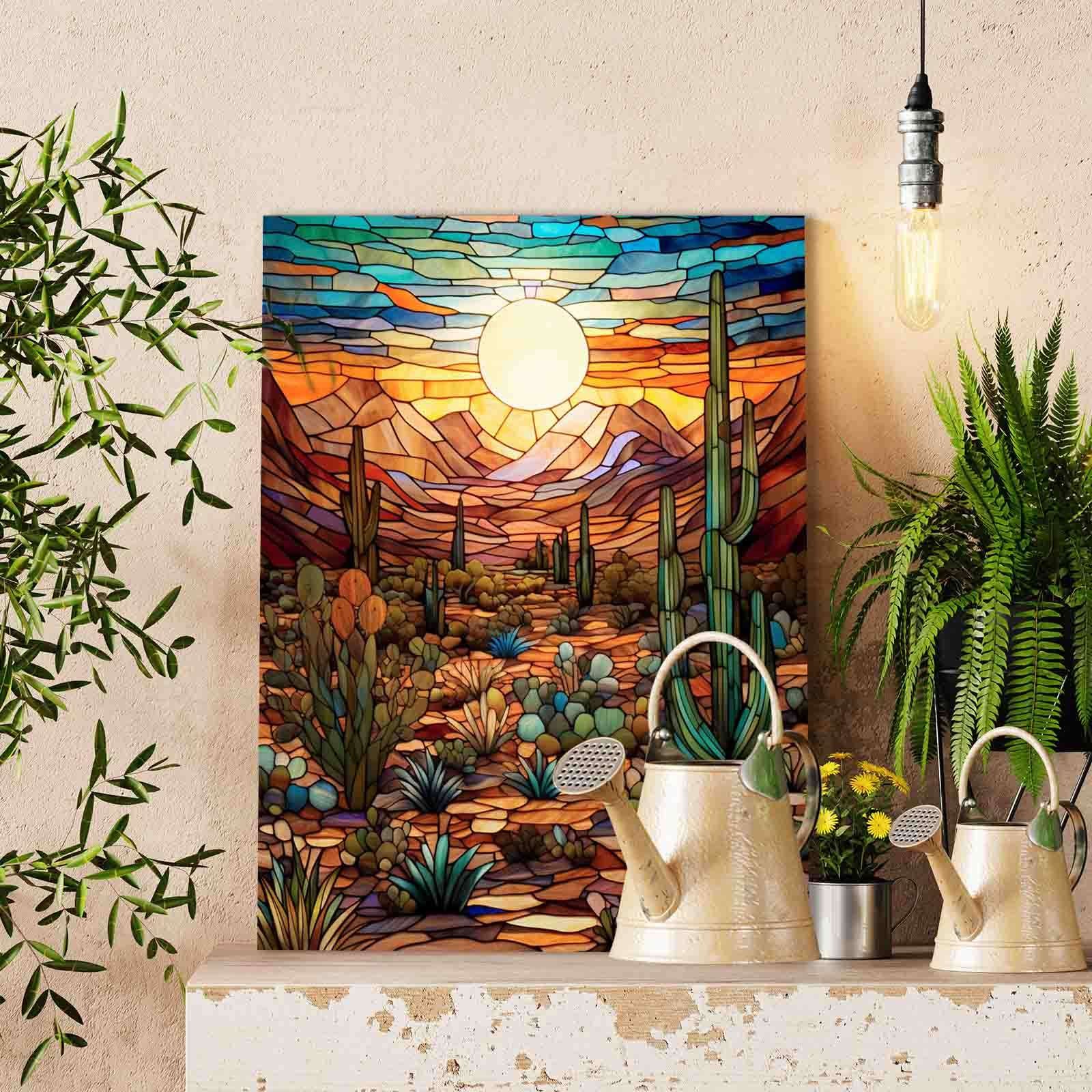 tucocoo-desert-cactus-sunset-malen-nach-zahlen-40x50-cm-ohne-rahmen image 2