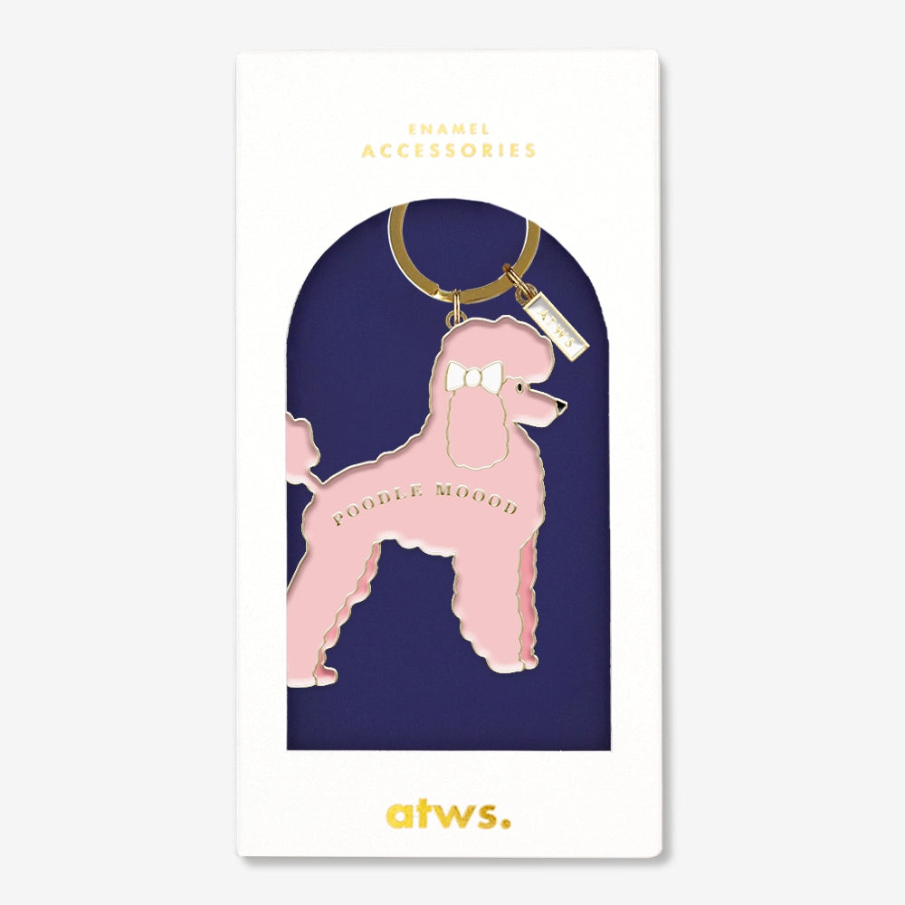 all-the-ways-to-say-poodle-mood-schl-sselanh-nger-pudel-rosa-gold image 1