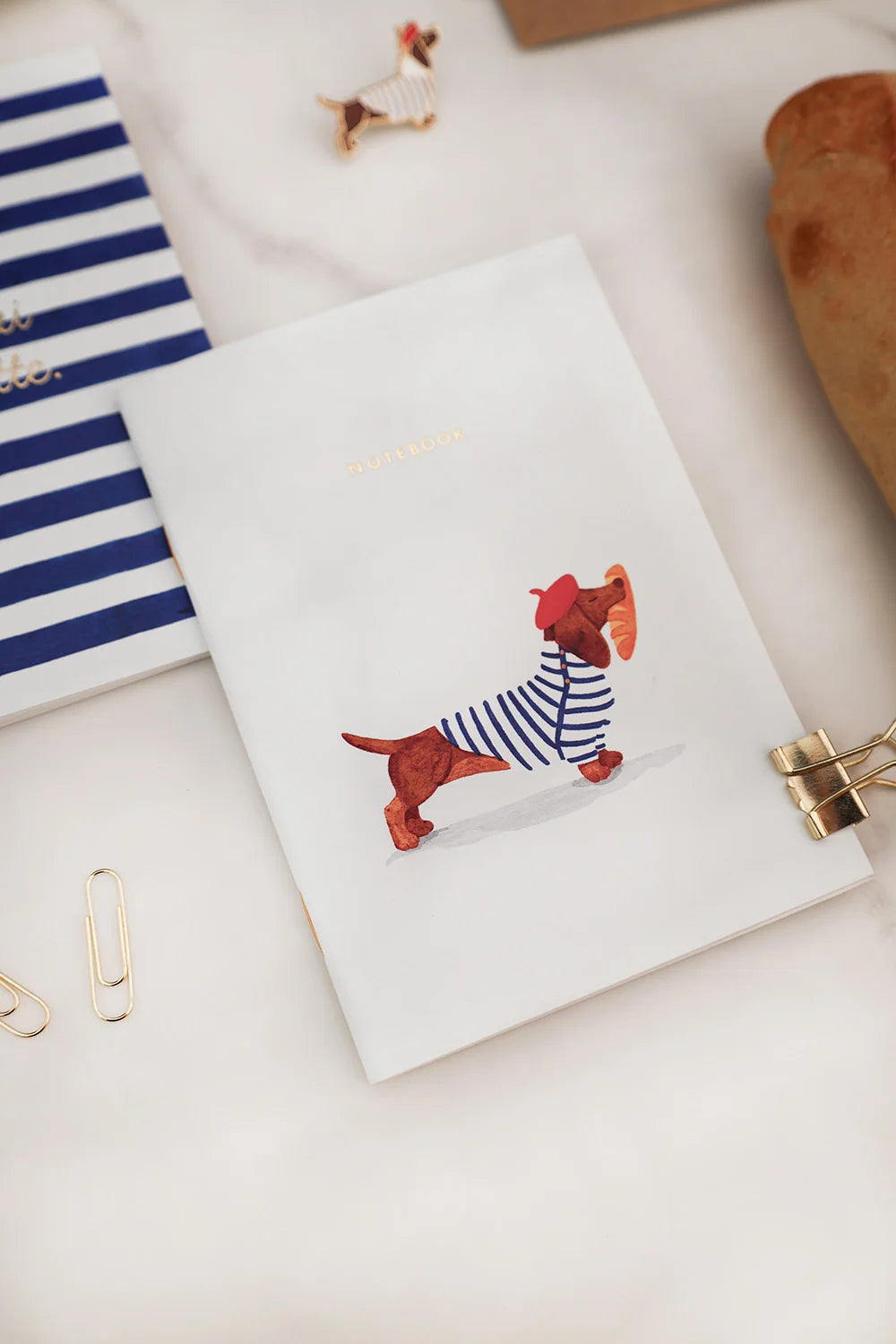 all-the-ways-to-say-oui-baguette-pocket-notebook-a6-duo-blanko image 3