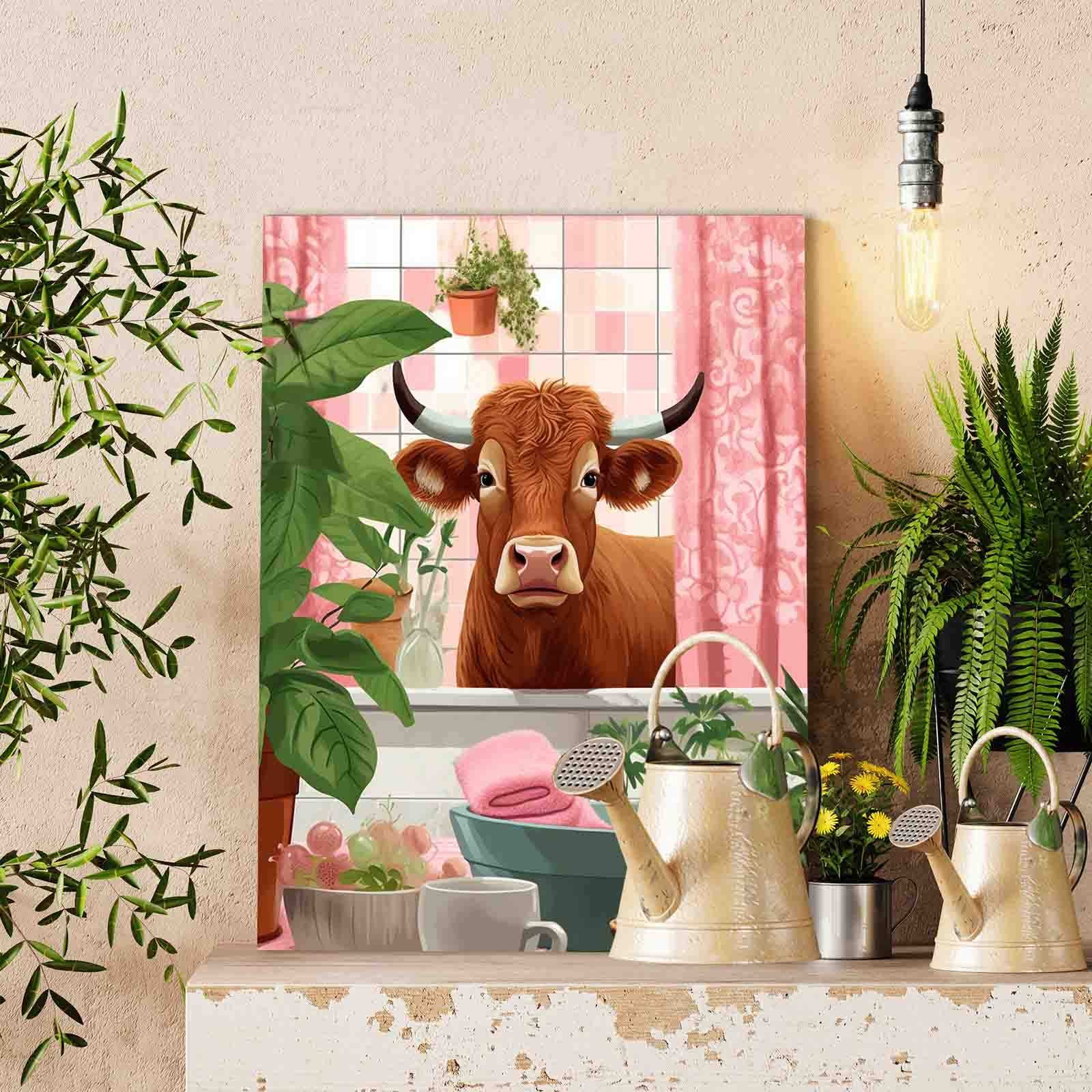 tucocoo-cute-cow-in-bathtub-malen-nach-zahlen-40x50-kuh image 2