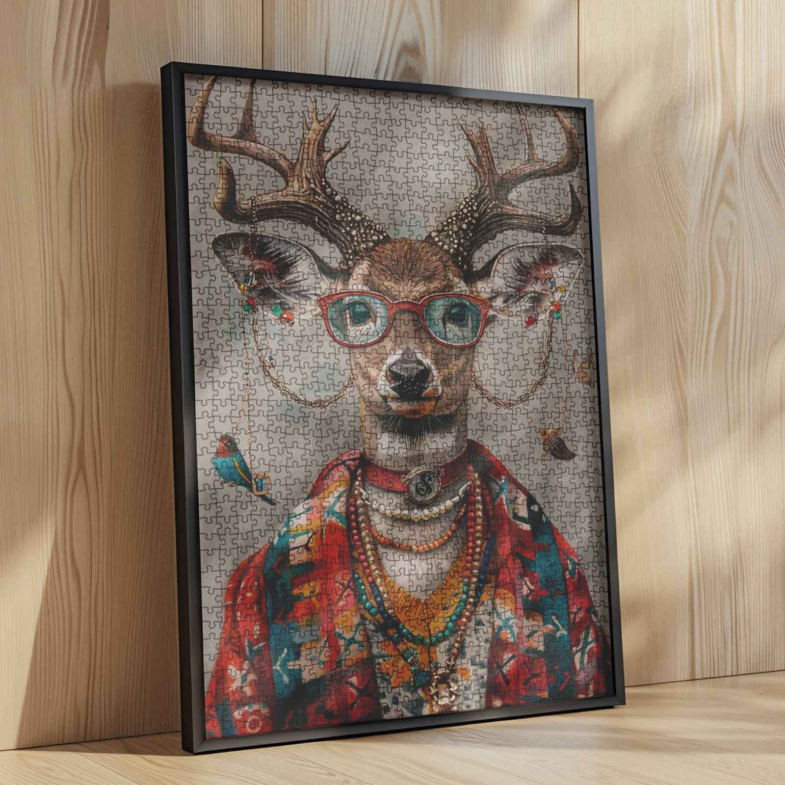 tucocoo-stylish-deer-puzzle-1000-teile-hirsch-motiv image 4