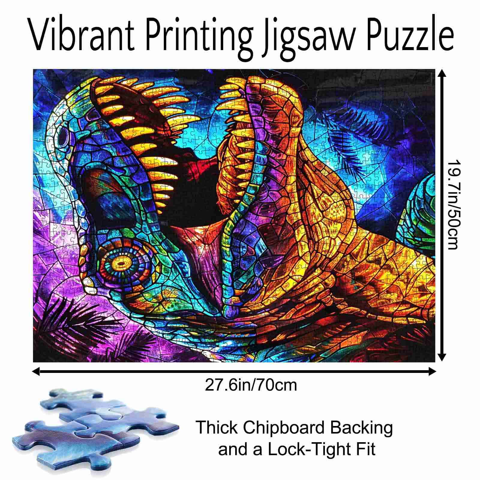 tucocoo-tyrannosaurus-puzzle-1000-teile-dino-glas image 5