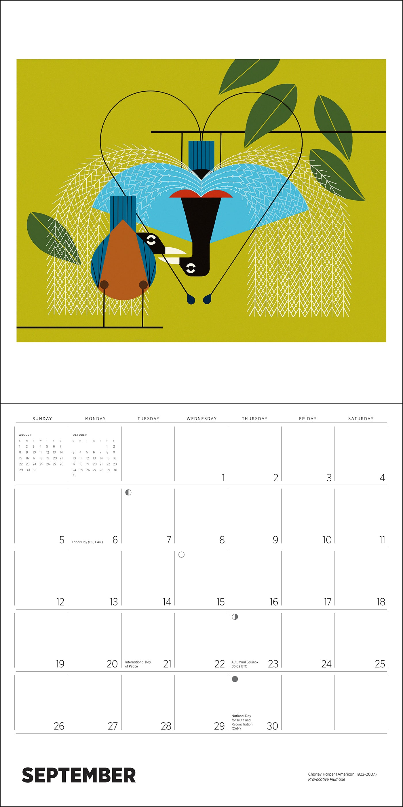 pomegranate-charley-harper-2027-wandkalender-v-gel image 4