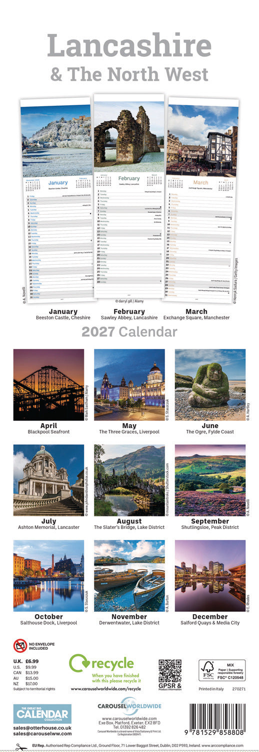 otter-house-slim-kalender-lancashire-north-west-2027 image 2