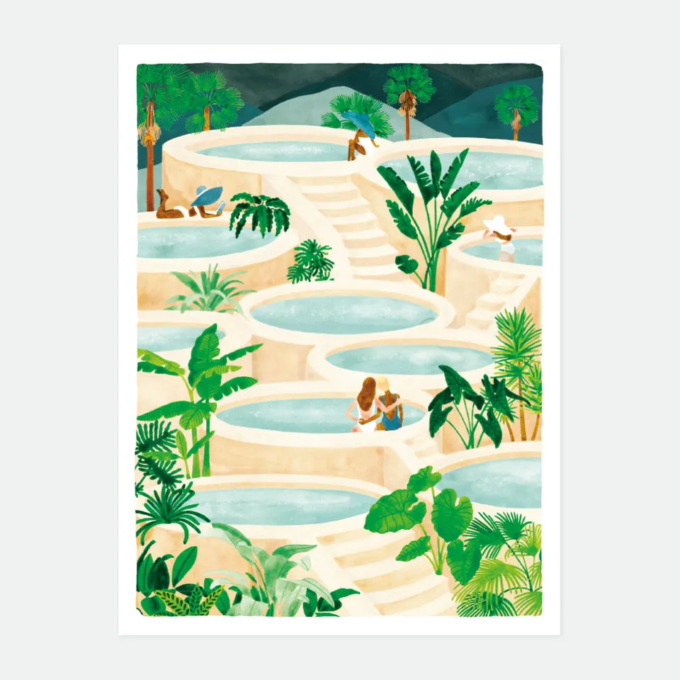 all-the-ways-to-say-natural-spa-poster-natur-50x70-cm-large image 1