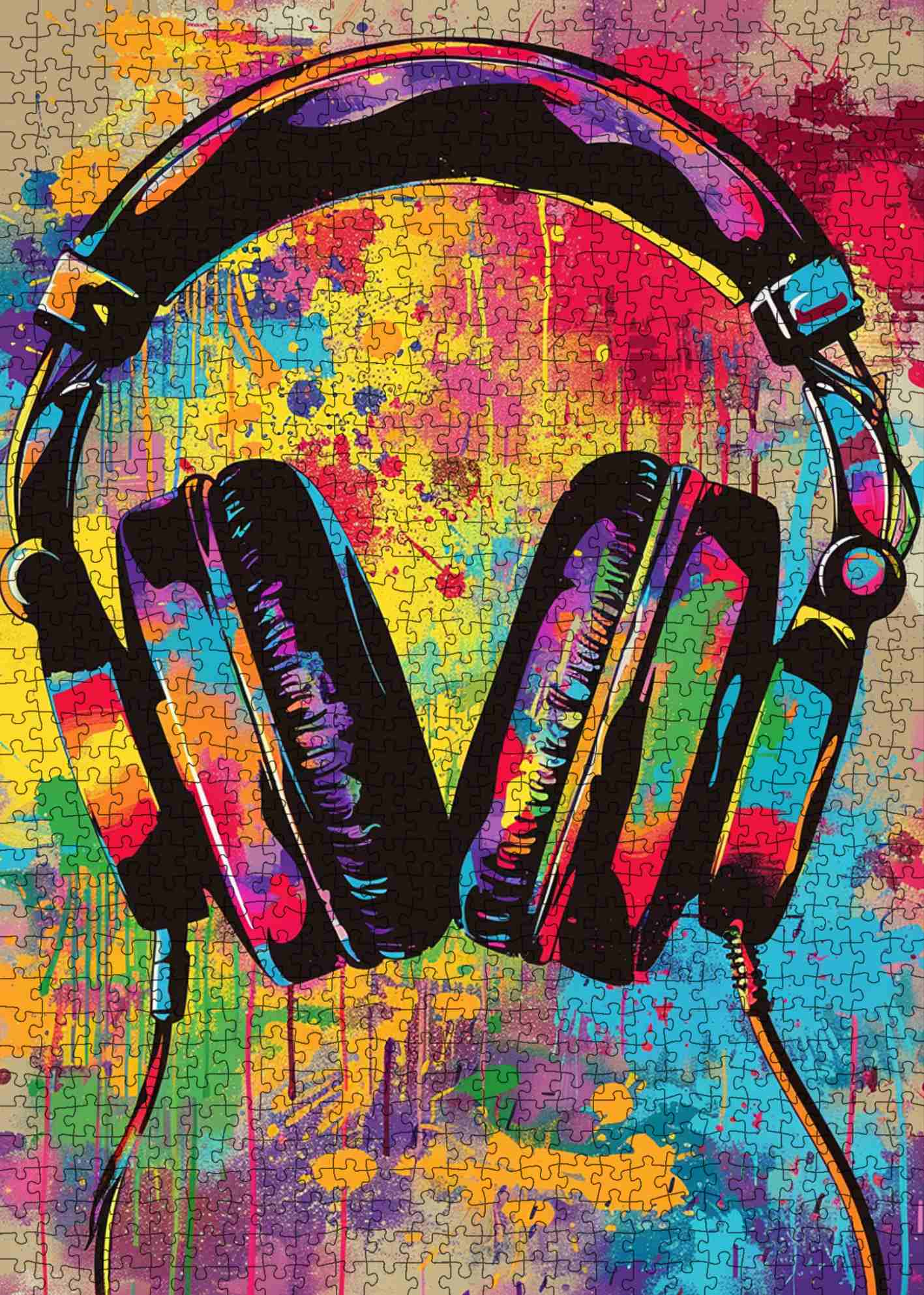 tucocoo-jigsaw-puzzles-graffiti-headphones-puzzle-1000-teile-musik image 2