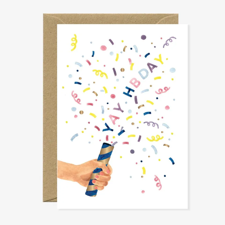 all-the-ways-to-say-yay-geburtstagskarte-a6-konfetti image 1