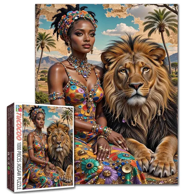 tucocoo-radiant-queen-lion-spirit-puzzle-1000-teile-l-we image 1