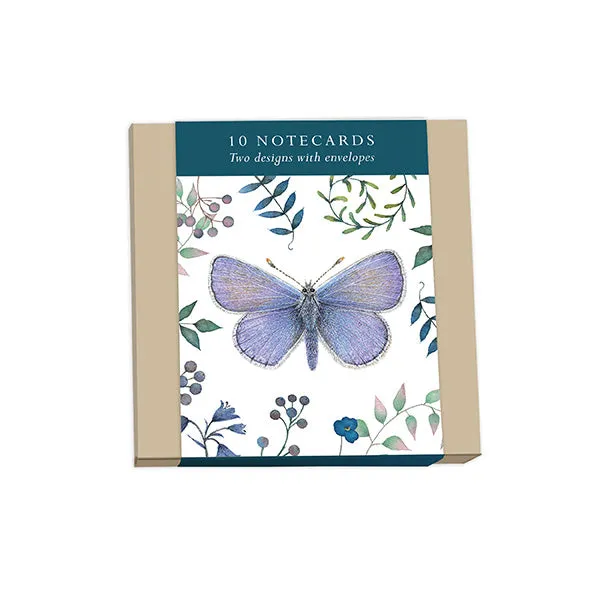otter-house-vintage-garden-butterflies-notizkarten-square image 1
