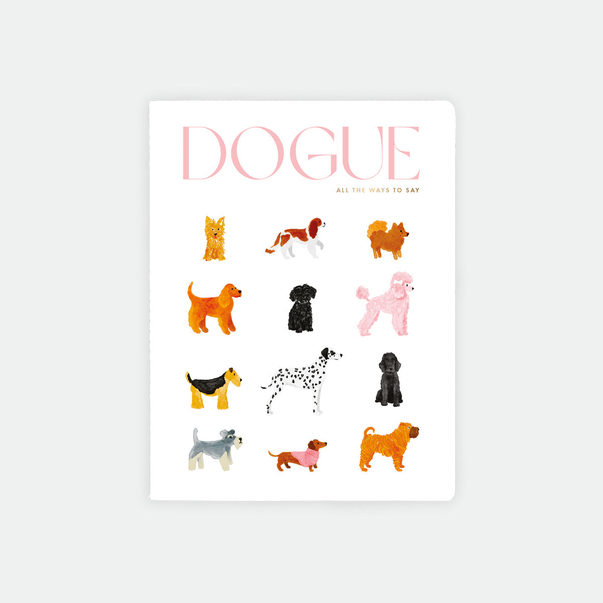 all-the-ways-to-say-dogues-monthly-planner-hund-19x24-5-cm image 1