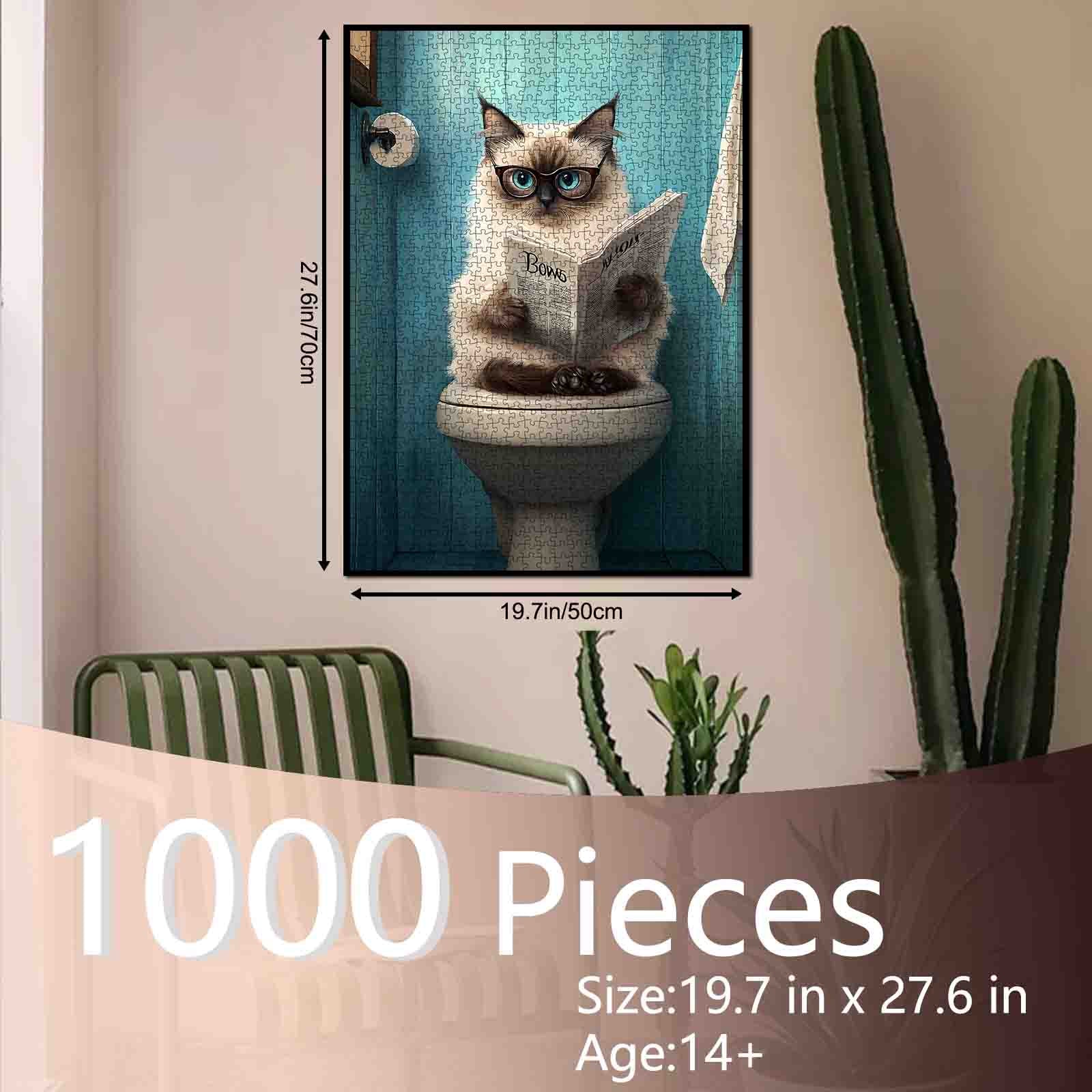 tucocoo-jigsaw-cat-reading-newspaper-puzzle-1000-teile-katze image 5