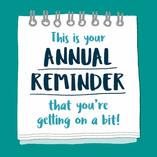 otter-house-youve-got-to-laugh-annual-reminder-karte image 1