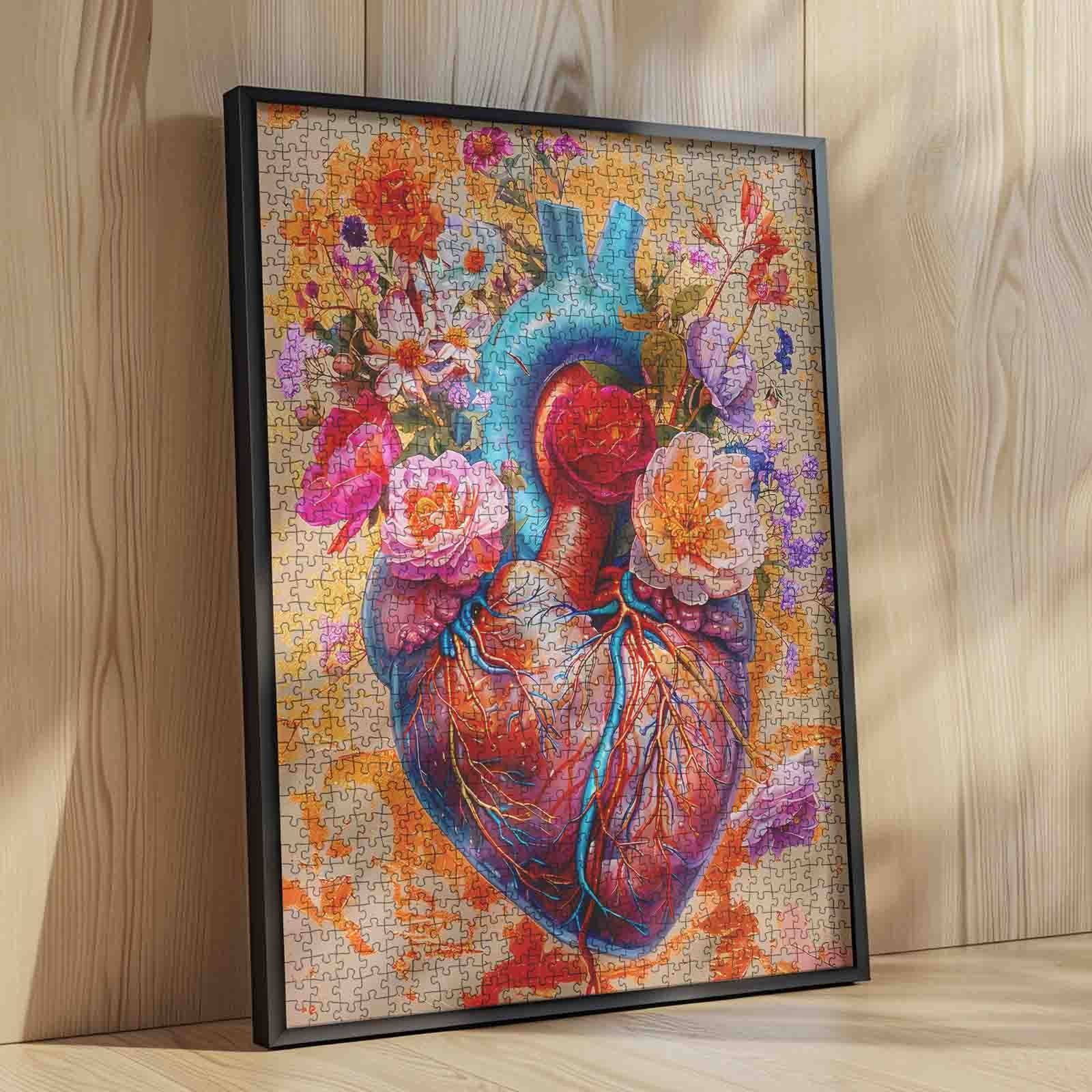 tucocoo-floral-heart-anatomy-puzzle-1000-teile-herz image 4