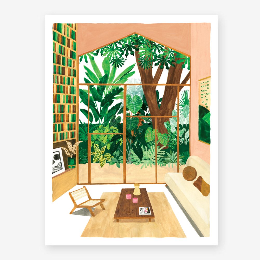 all-the-ways-to-say-inside-out-house-poster-aquarell-wohnzimmer image 1