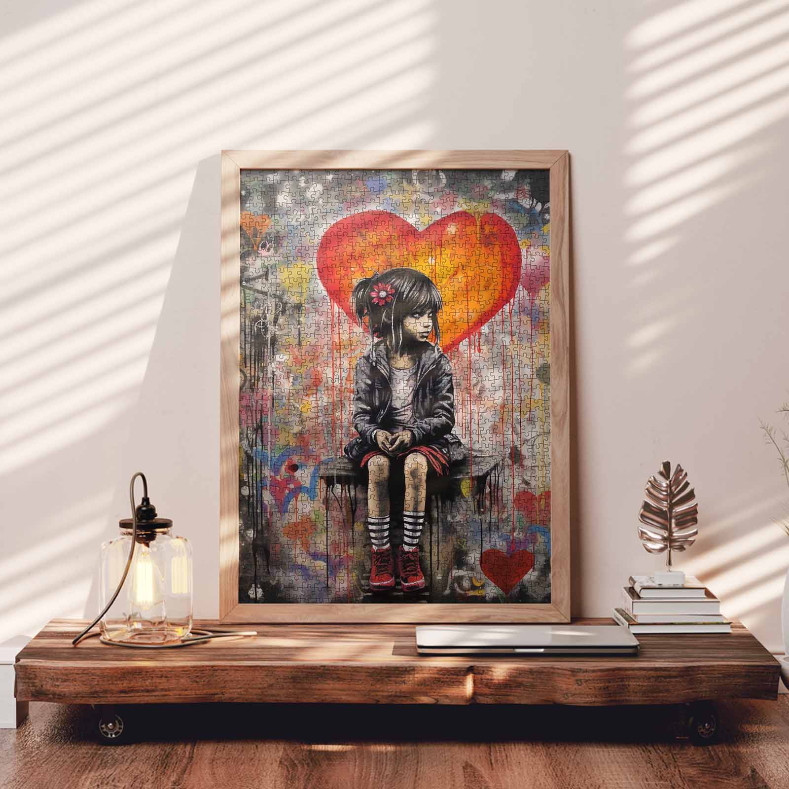tucocoo-girl-heart-balloon-puzzle-1000-teile-graffiti image 3