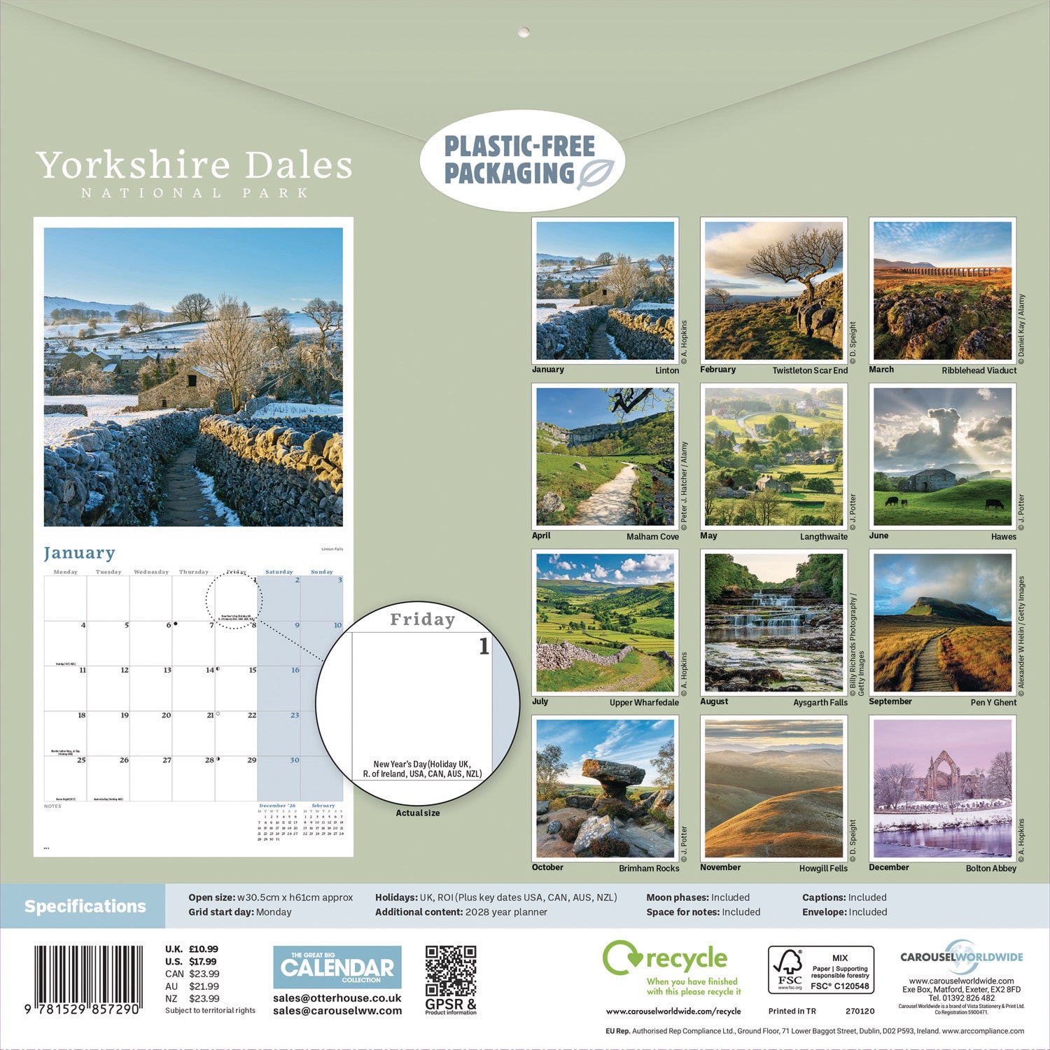 otter-house-yorkshire-dales-wandkalender-2027 image 2