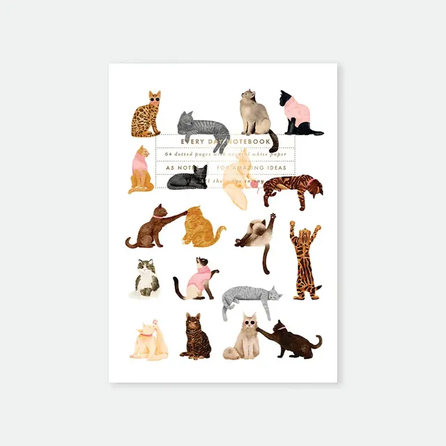 all-the-ways-to-say-meow-notizbuch-a5-katzenmotiv-made-in-france image 1