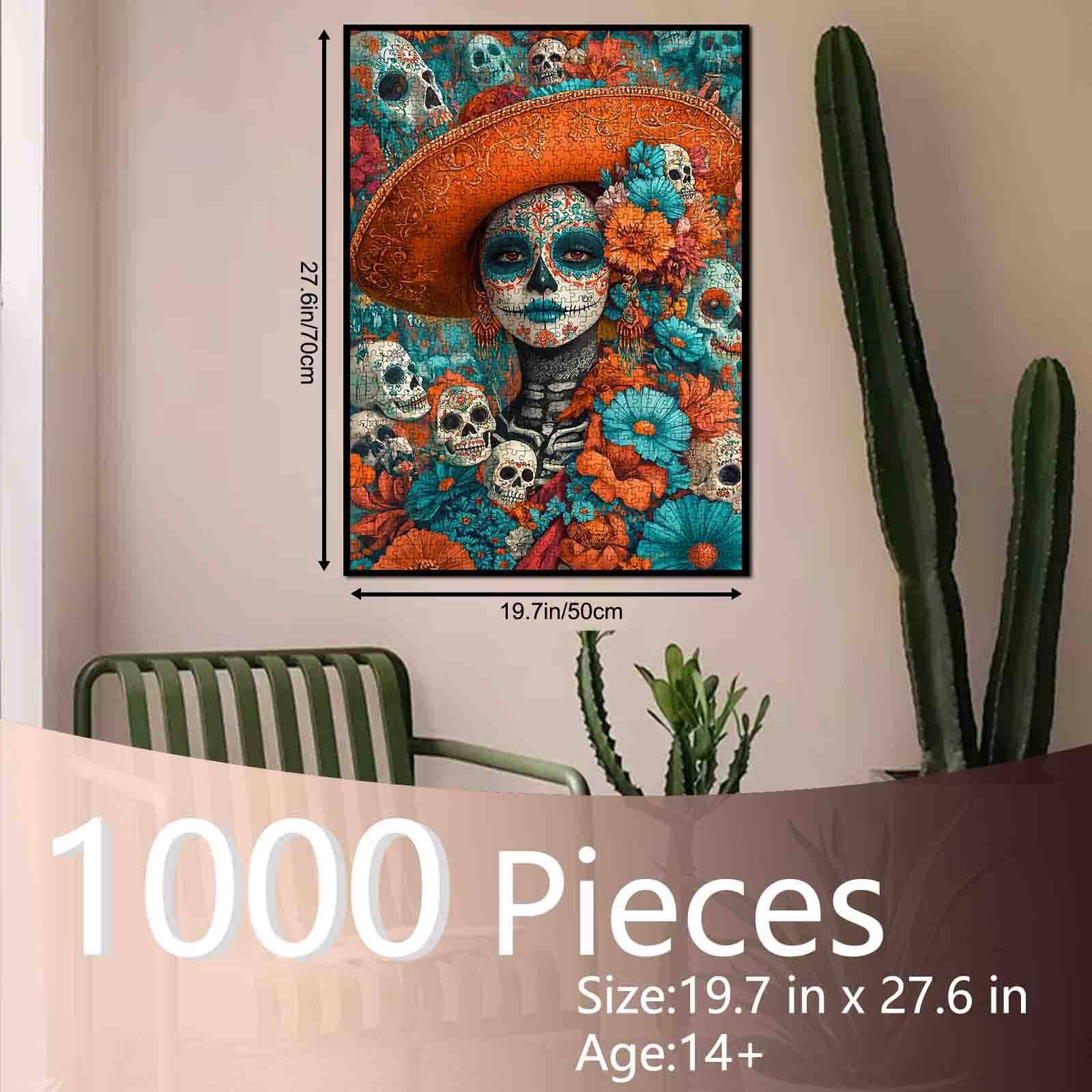 tucocoo-jigsaw-puzzles-majestic-catrina-elegance-puzzle-1000-teile image 5