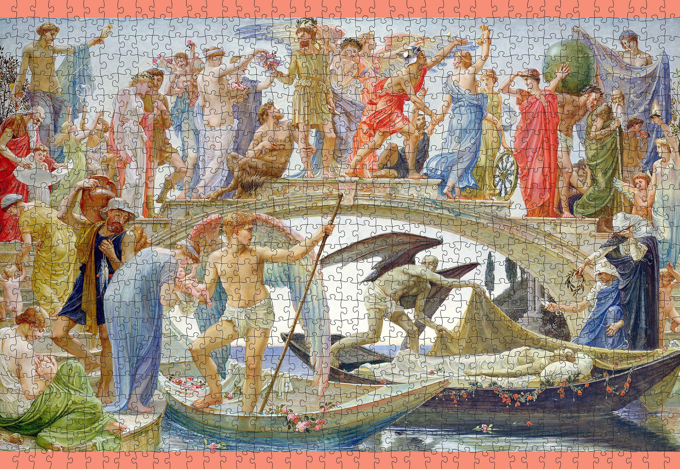 pomegranate-walter-crane-the-bridge-of-life-puzzle-1000-teile image 2