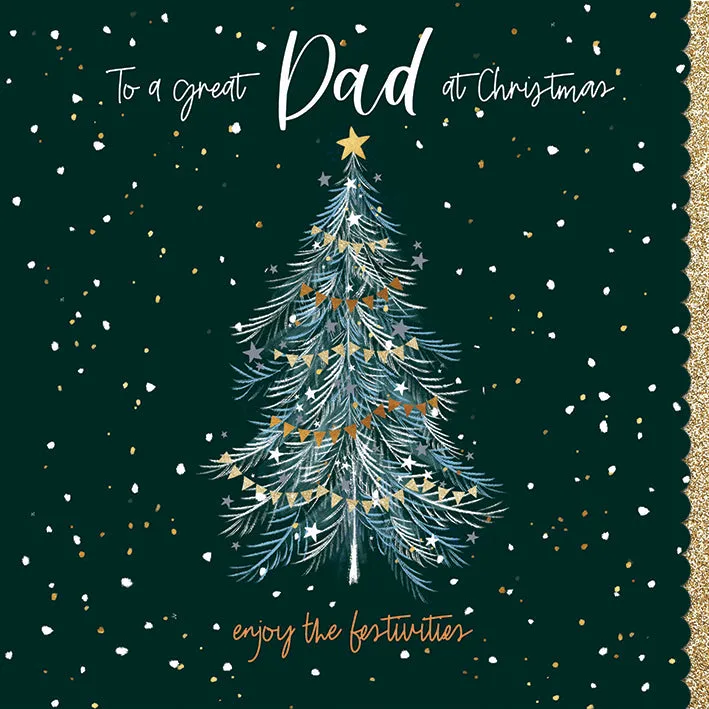 otter-house-dad-weihnachtskarte-tannenbaum-einzeln image 1