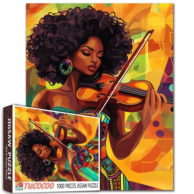 tucocoo-jigsaw-rhythms-of-the-soul-puzzle-1000-teile-geige image 1