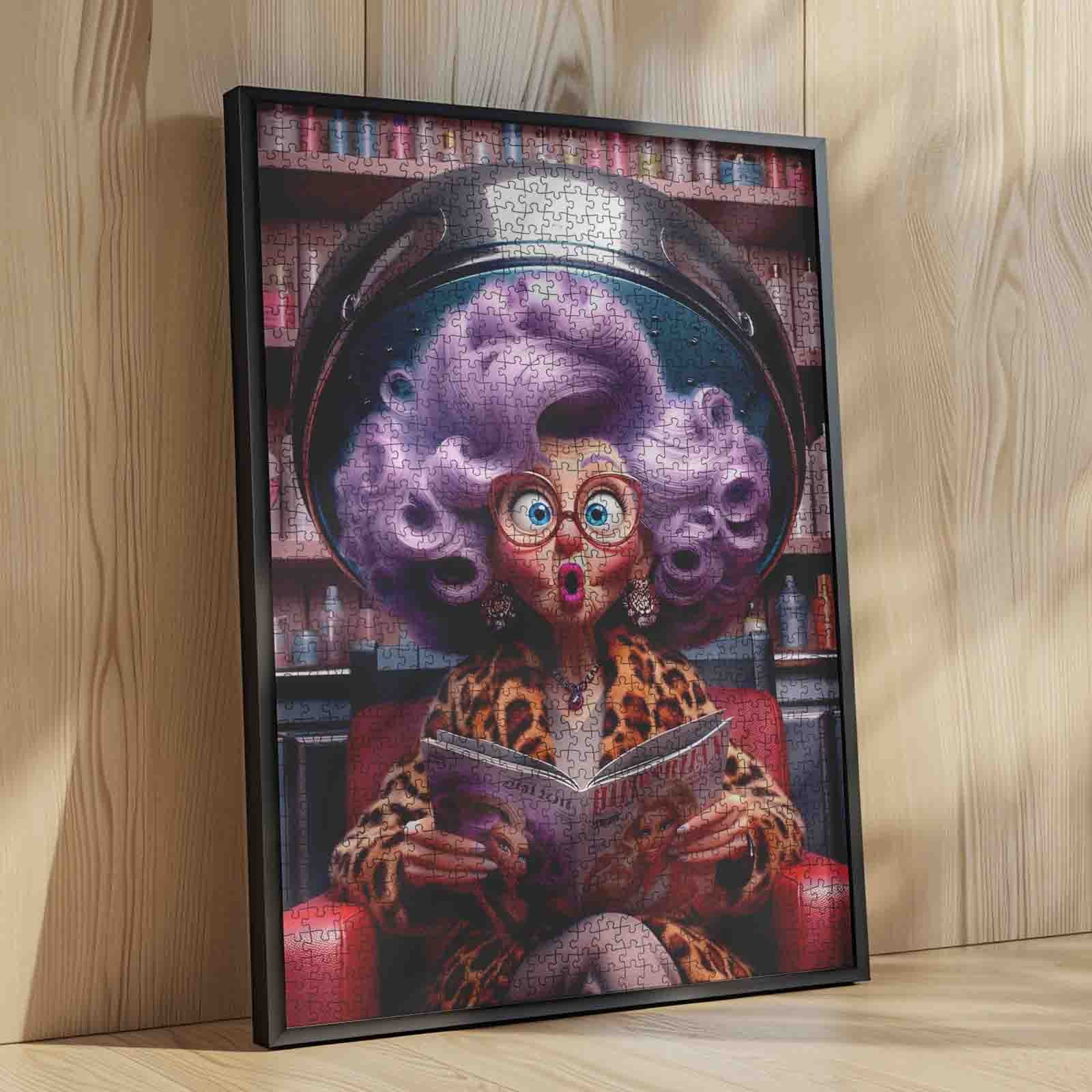 tucocoo-purple-hair-salon-surprise-puzzle-1000-teile-retro image 4