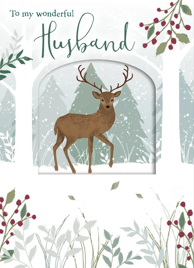 otter-house-christmas-weihnachtskarte-ehemann-single-karte image 1