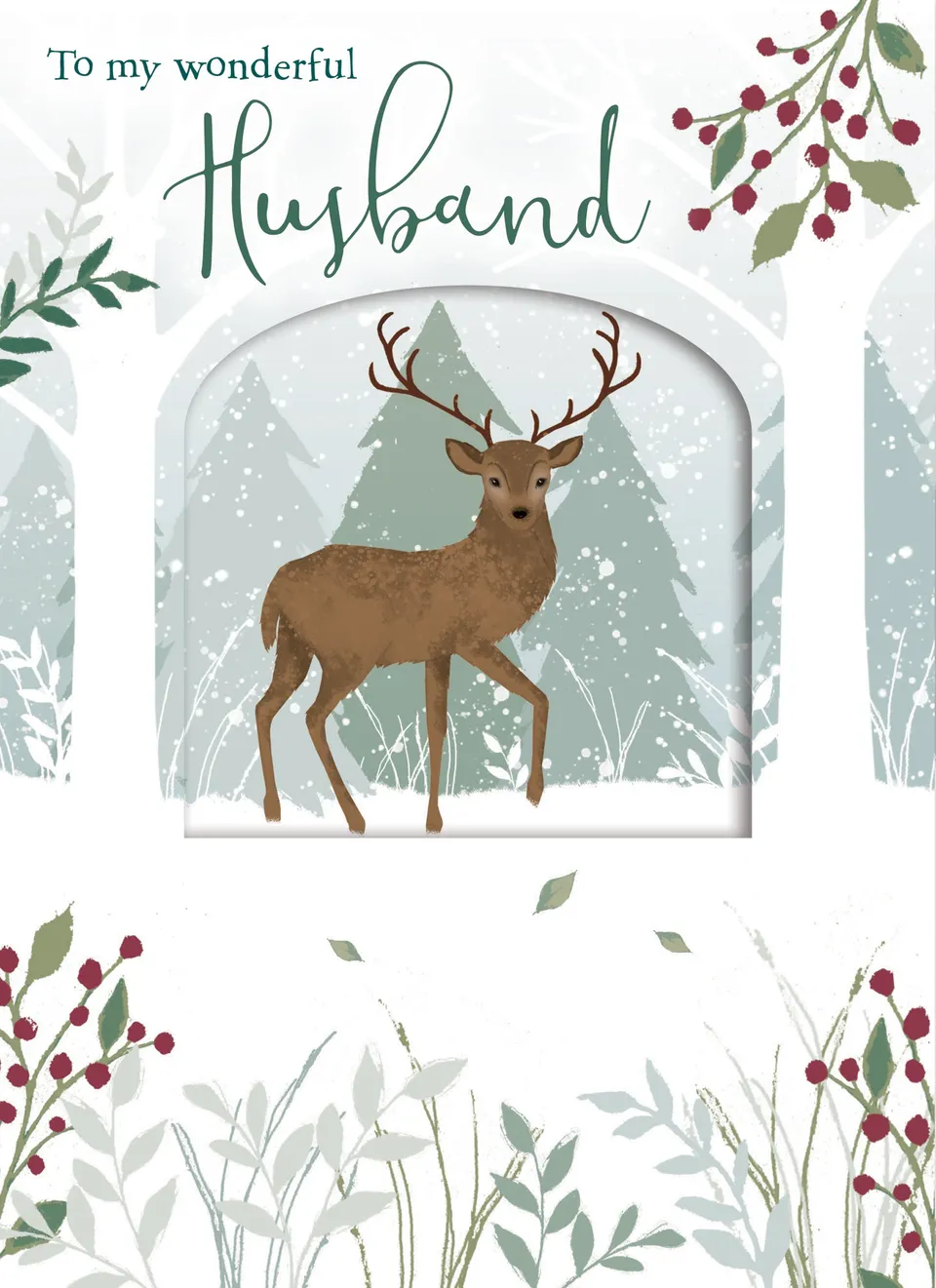 otter-house-christmas-weihnachtskarte-ehemann-single-karte image 1