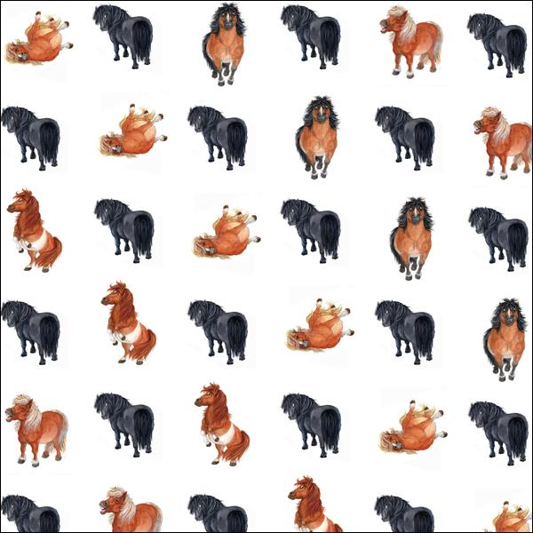 otter-house-geschenkpapier-alisons-animals-pony-pferd image 1