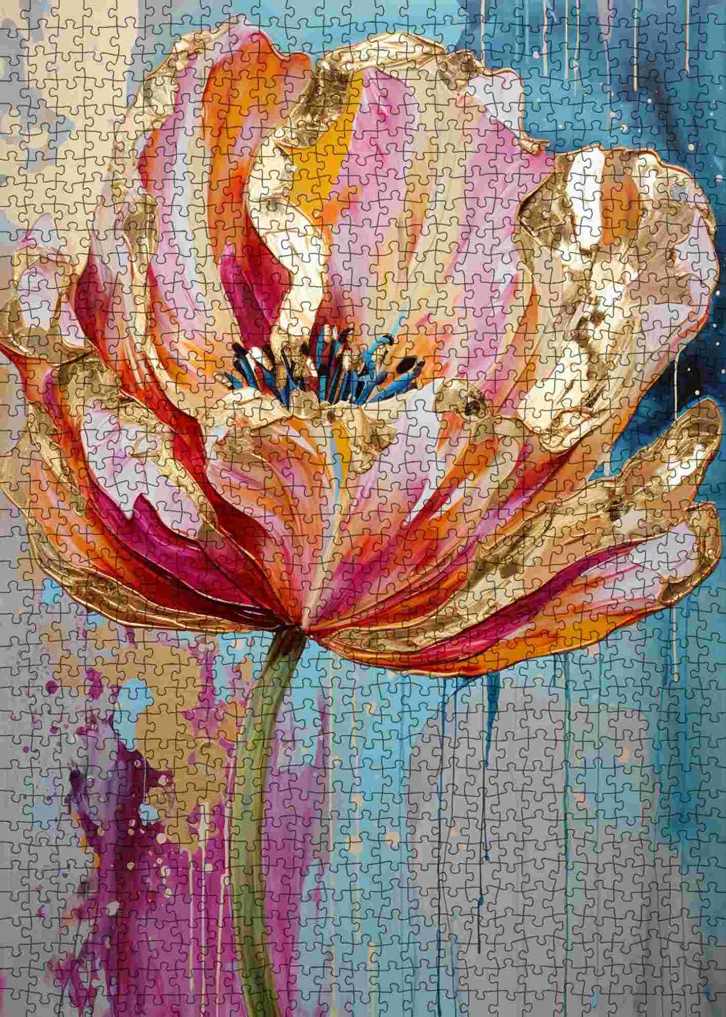 tucocoo-golden-blooming-flower-puzzle-1000-teile image 2