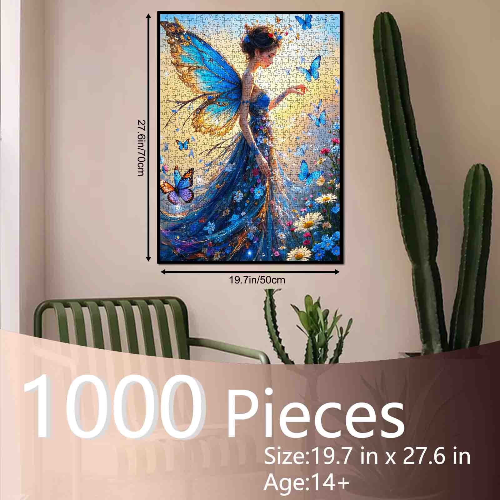 tucocoo-butterfly-fairy-enchanted-meadow-puzzle-1000-teile-fee image 5