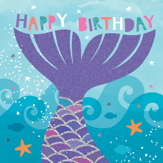 otter-house-superstar-gru-karte-mermaid-tail-meerjungfrau image 1