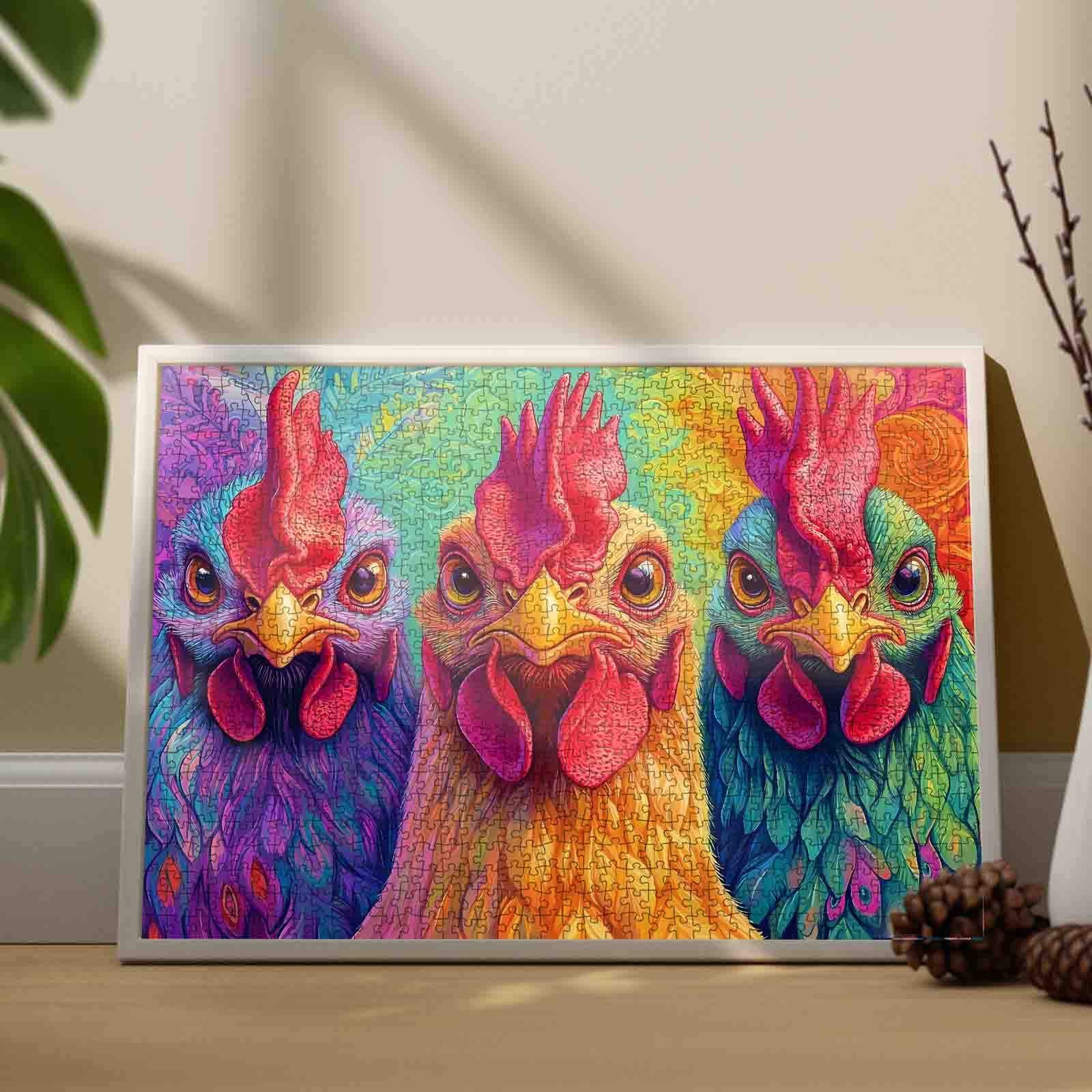 tucocoo-3-hippy-roosters-puzzle-1000-teile-h-hne image 3