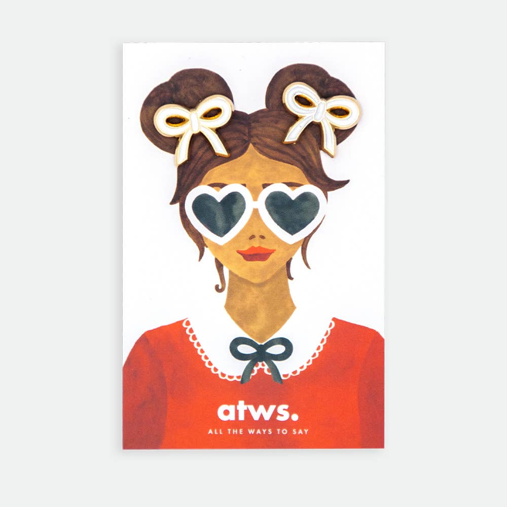 all-the-ways-to-say-bows-pin-schleife-gold-emaille image 1