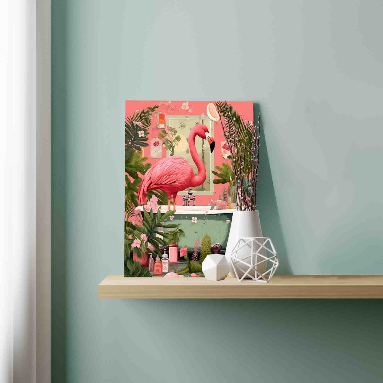 tucocoo-paint-by-numbers-flamingo-bath-retreat-malbild-40x50-ohne-rahmen image 3