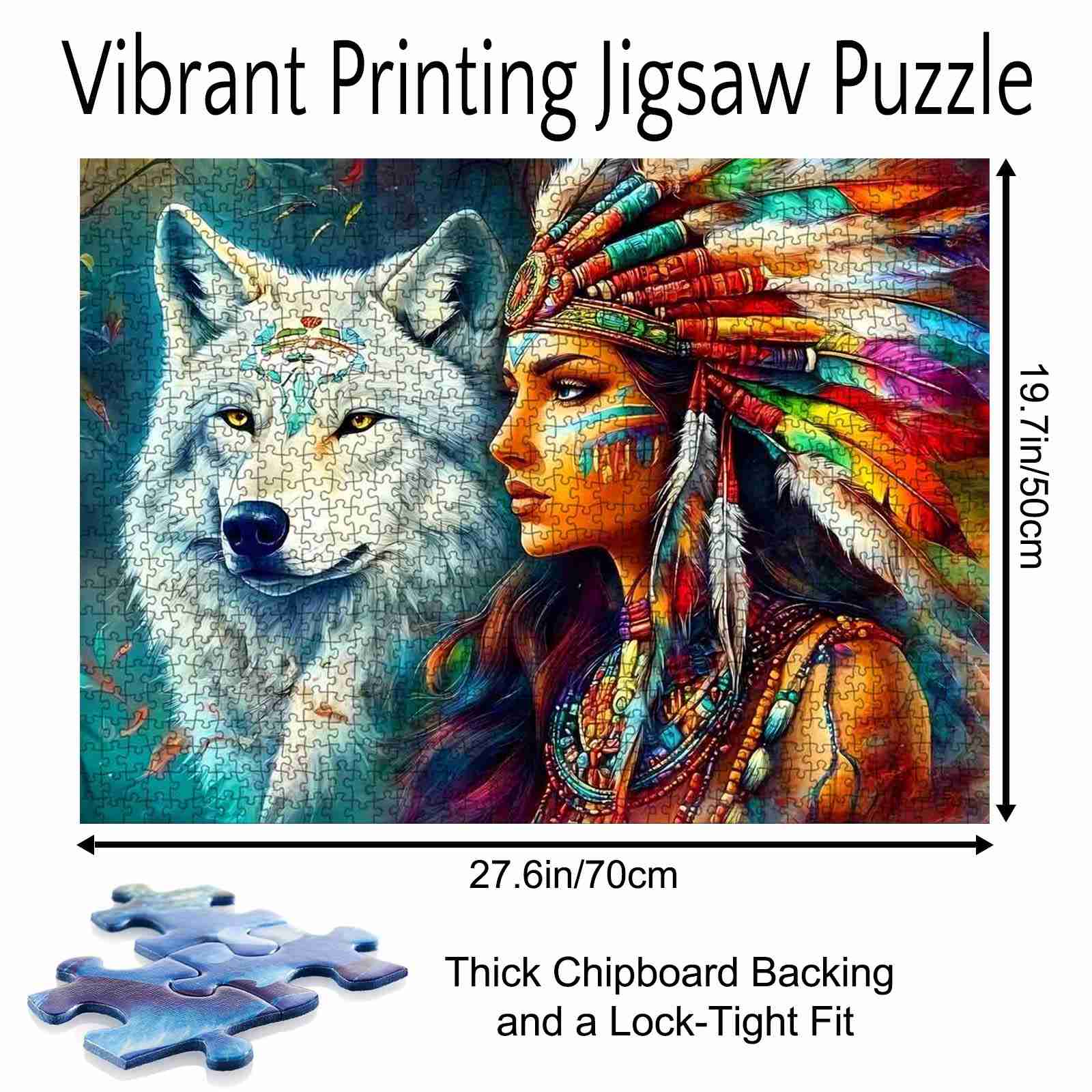 tucocoo-native-spirit-and-wolf-puzzle-1000-teile image 5