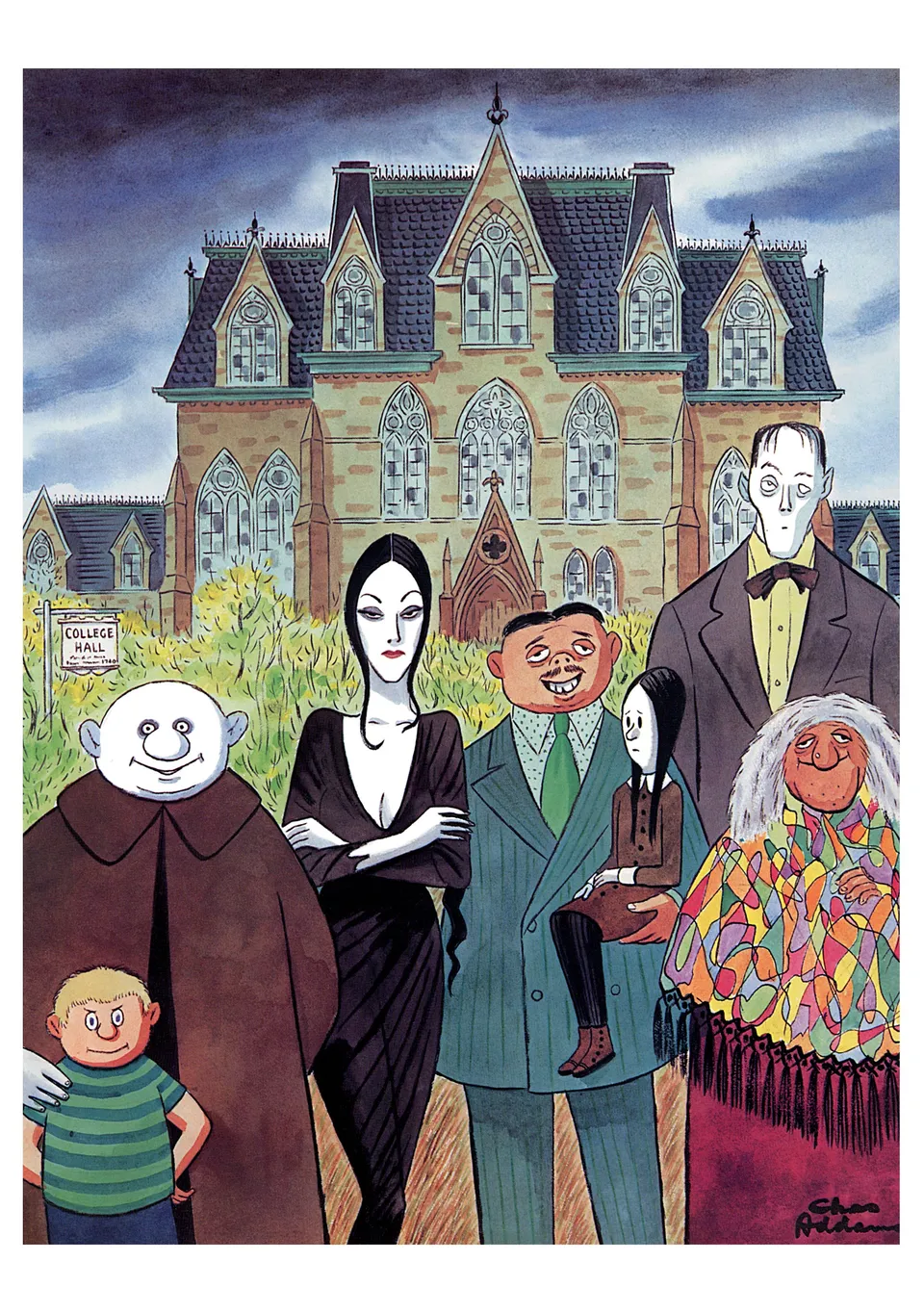 pomegranate-birthday-cards-charles-addams-geburtstagskarte-addams-family image 1