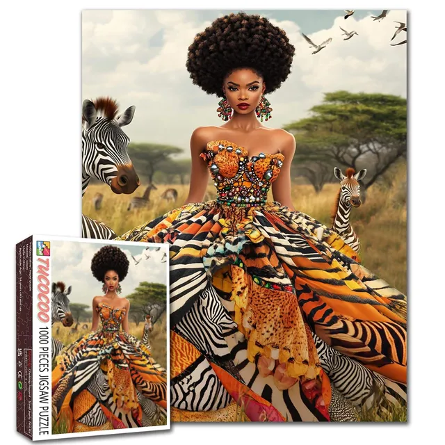 tucocoo-regal-african-beauty-puzzle-1000-teile-savanne image 1