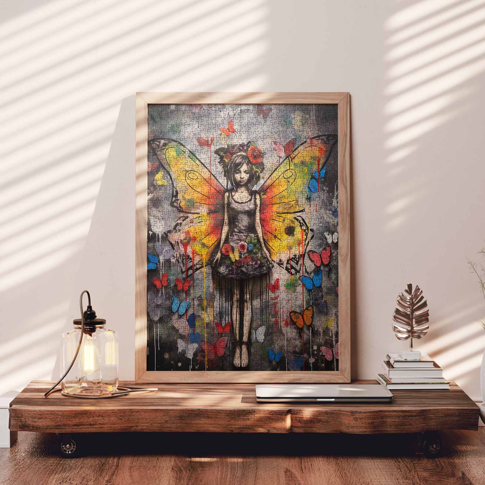 tucocoo-butterfly-girl-puzzle-1000-teile-graffiti image 3
