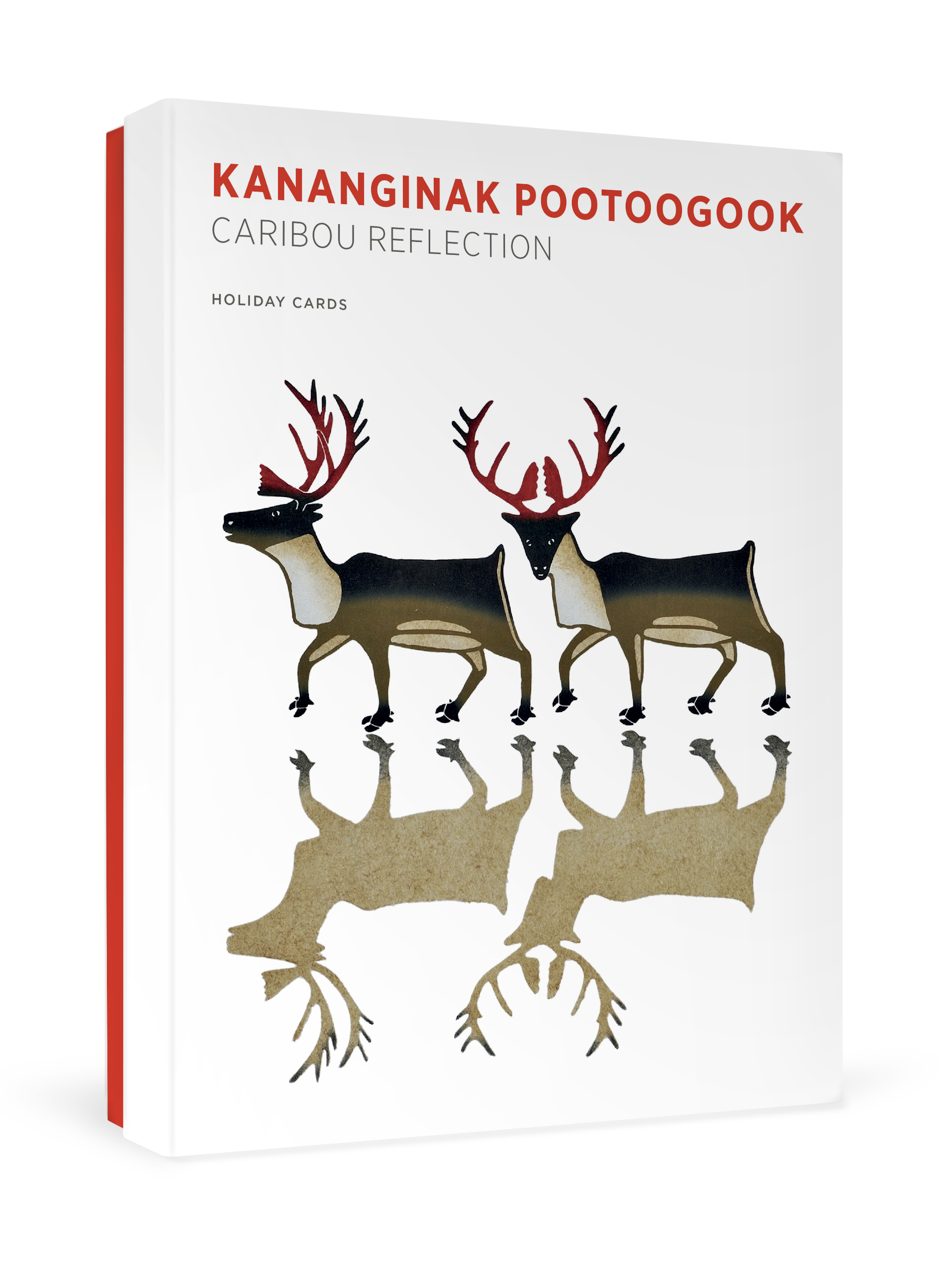 pomegranate-pootoogook-caribou-weihnachtskarten-box-karibu image 1