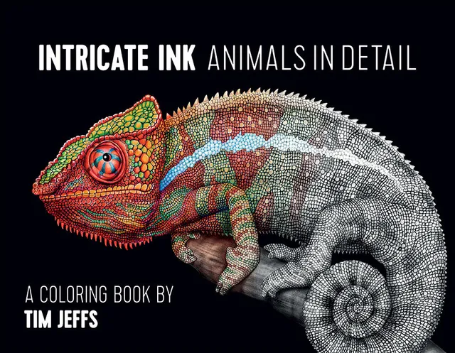 pomegranate-intricate-ink-animals-malbuch-erwachsene image 1