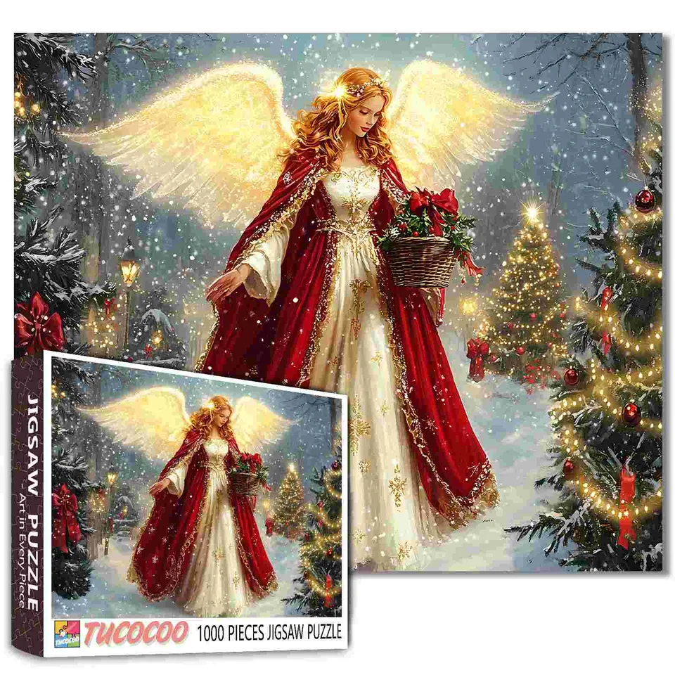 tucocoo-christmas-angel-puzzle-1000-teile-weihnachtsengel image 1