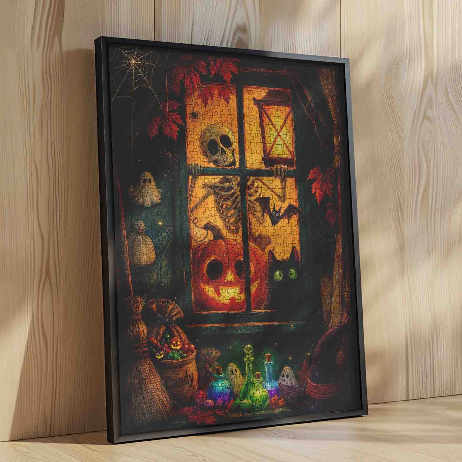 tucocoo-haunted-halloween-window-puzzle-1000-teile-k-rbis image 4